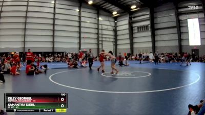 190 lbs Quarters - SAMANTHA DIEHL, ISI WC vs Kiley Georgel, Midwest Assasins Red