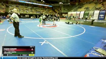105 Class 1 lbs Quarterfinal - Delanie Smith, Mid-Buchanan vs Aleah Conard, El Dorado Springs