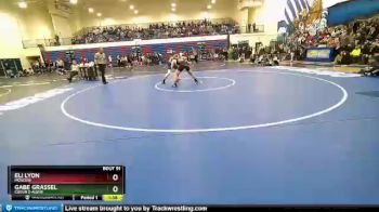 152 lbs Champ. Round 2 - Gabe Grassel, Coeur D Alene vs Eli Lyon, Moscow