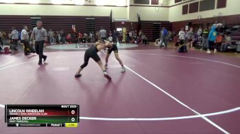 S-11 lbs 1st Place Match - James Decker, West Marshall vs Lincoln Wheelan, Waverly Area Wrestling Club