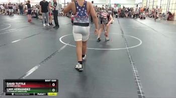 130 lbs Round 3 - David Tuttle, Quaker Nation vs Liam Hernandez, Colosseum Wrestling