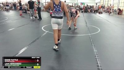 130 lbs Round 3 - David Tuttle, Quaker Nation vs Liam Hernandez, Colosseum Wrestling