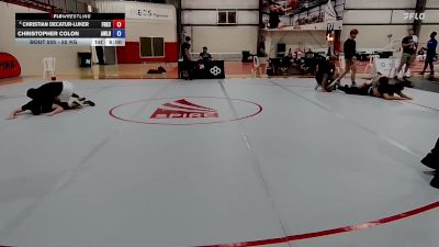 55 kg Champ. Round 2 - Christian Decatur-Luker, FRECO vs Christopher Colon, Ascend Wrestling LLC D B A Ascend Wrestling Club