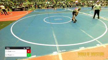 73 lbs Consi Of 16 #2 - Zavier Olver, Mat Assassins vs Carter Pryor, Hillsboro