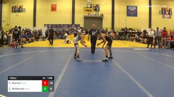 106 lbs Prelims - Connor Warren, Shakopee vs Zach McKernan, Minisink Valley