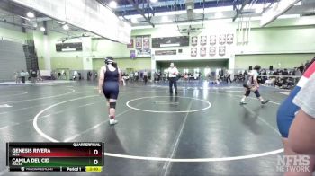 170 lbs Quarterfinal - Camila Del Cid, MACES vs Genesis Rivera, BELL