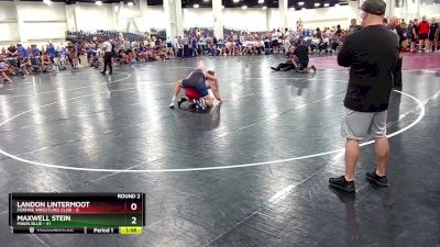 157 lbs Round 2 (8 Team) - Maxwell Stein, MAWA Blue vs Landon Lintermoot, Foxfire Wrestling Club