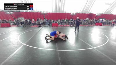 175 lbs Cons. Round 2 - Colin Fuhrman, Askren Wrestling Academy vs Kage Weseman, Kewaskum Indians Wrestling Club
