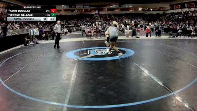 4A 139 lbs Cons. Round 3 - Cory Douglas, Aztec vs Jerome Salazar, Legacy Academy