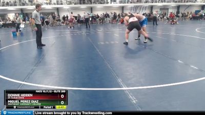 Elite 285 lbs Cons. Semi - Donnie Hidden, St. Cloud State vs Miguel Perez Diaz, Southeast Community College