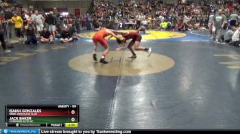 101 lbs Cons. Round 2 - Jack Baker, Livermore Elite WC vs Isaiah Gonzales, Rebel Wrestling Club