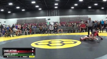 100 lbs Semis & 1st Wrestleback (8 Team) - Casey Bittner, DC Wrestling Academy vs Hawke Garrett, Refuse To Lose