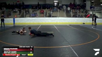 40 lbs Cons. Round 4 - Bentley Short, Leslie Youth Wrestling vs Briggs Poupard, Dundee WC