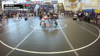 126 lbs Champ. Round 3 - Sebastian Gonzalez, Eagle Empire vs Kael Seneca, Fort Myers Wrestling Club