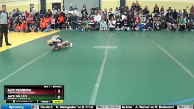 50 lbs Cons. Round 3 - Jack Paulus, Immortal Athletics WC vs Jack Pederson, Summit Wrestling Academy