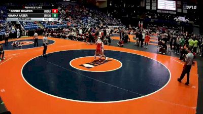 125 lbs Semifinal - Sophie Bowers, Vandalia vs Gianna Arzer, Grayslake (Central)