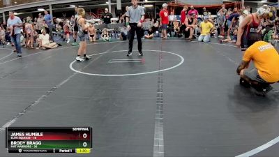 80 lbs Semis (4 Team) - James Humble, Elite Squeeze vs Brody Bragg, Mat Warriors