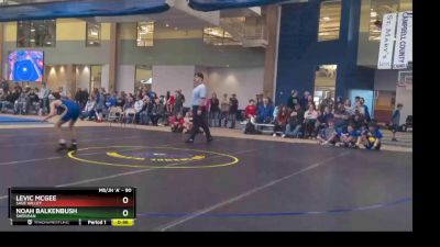 90 lbs Round 1 - Noah Balkenbush, Sheridan vs Levic McGee, Sage Valley