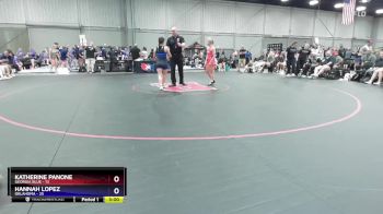 110 lbs 4th Wrestleback (16 Team) - Katherine Panone, Georgia Blue vs Hannah Lopez, Oklahoma