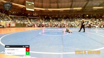 49 lbs Consi Of 8 #1 - Kipton Schroeder, Minnesota Elite vs Lincoln Taylor, Northside Takedown Wrestling Club