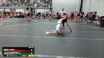 126 lbs Round 5 (8 Team) - Aaron Menickella, Seagull White vs Erick Largo, BTS