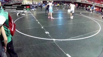 195 lbs Quarterfinal - Gustavo Lucio, Nebraska Elite Wrestling Club vs Conner Weaver, Roughriders