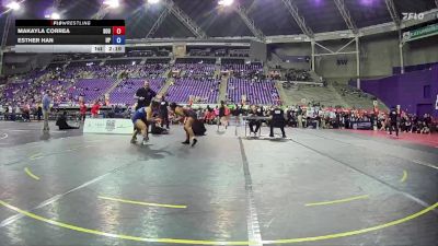 138 lbs Quarters & 1st Wb (16 Team) - Makayla Correa, Southern Oregon University vs Esther Han, University Of Providence