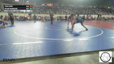 175 lbs Quarterfinal - Titus Mize, Claremore Wrestling Club vs Zyler Gonzalez, Tuttle