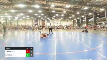 126 lbs Rr Rnd 1 - Jak Keller, Michigan Grapplers vs Liam Hickey, Raleigh Area Wrestling