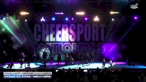 Python All Stars - Mighty Minis [2026 L1 Mini - Medium Day 1] 2026 CHEERSPORT National All Star Cheerleading Championship