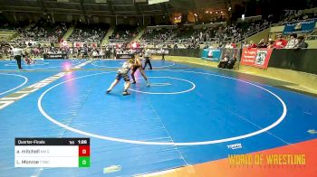 145 lbs Quarterfinal - Akeem Mitchell, NM Gold vs Lain Monroe, Team Tulsa Wrestling Club