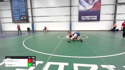 160 lbs Rr Rnd 2 - Chase Plastino, Team Nauman Orange vs Owen Brady, Off The Hook - White