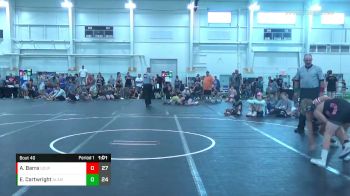 120 lbs Round 8 (10 Team) - Anthony Barra, U2 Upstate vs Ethan Cartwright, All American