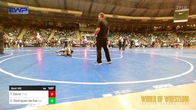 92 lbs Quarterfinal - Tajuan Davis, Team Tulsa Wrestling Club vs Carlos Rodriguez De Cespedes, Miami Wrestling Club