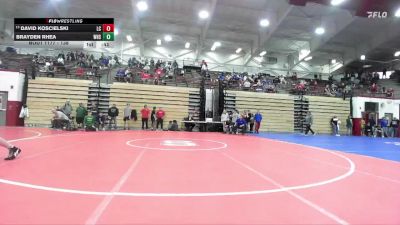 138 lbs Champ. Round 2 - David Koscielski, Lake Central vs Brayden Rhea, Westfield High School
