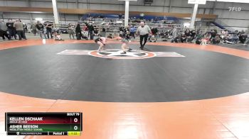 70 lbs Semifinal - Kellen Dschaak, Declo Jr High vs Asher Beeson, Middleton Middle School