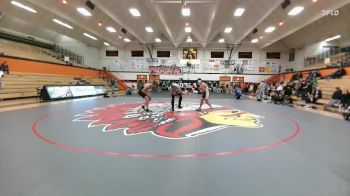 157 lbs Round 5 (6 Team) - Sergio Cardenas, Worland High School vs Hunter Boss, Jackson