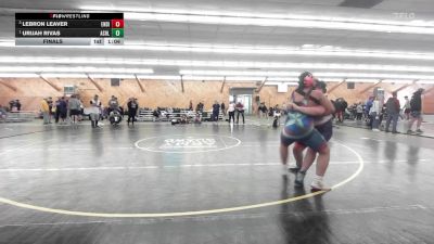 285 lbs Final - Lebron Leaver, Endicott vs Urijah Rivas, Ashley