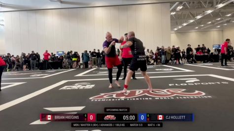 Brian Higgins vs CJ Hollett 2025 ADCC Niagara Open