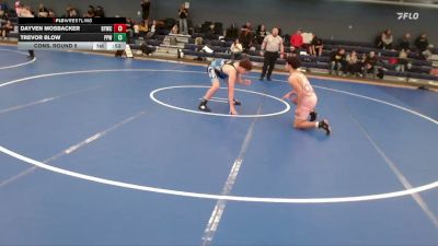150 lbs Cons. Round 5 - Dayven Mosbacker, Bryan Youth Wrestling Club vs Trevor Blow, Pikes Peak Warriors