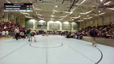 122 lbs Quarterfinal - Zephyr Aubuchon, Carlsbad vs Anthony Strahm, Holtville