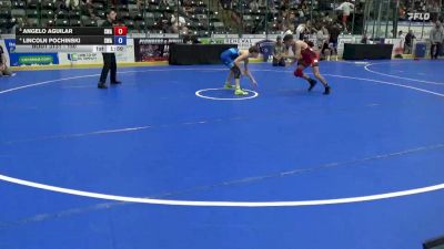 100 lbs Quarters - Angelo Aguilar, Siouxland Wrestling Academy vs Lincoln Pochinski, Sebolt Wrestling Academy