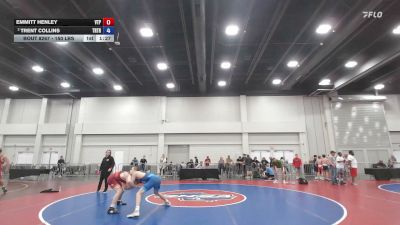 150 lbs 5th Place Match - Emmitt Henley, Virginia Team Predator vs Trent Collins, Trojan Trained