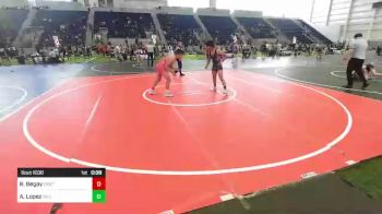 160 lbs Consi Of 8 #2 - Rigdon Begay, East Valley WC vs Aaron Lopez, Silverback WC