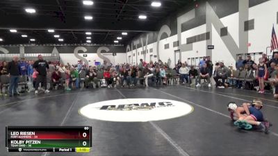 60 lbs Round 1 (8 Team) - Leo Riesen, Fort Hammers vs Kolby Pitzen, Team Ohio