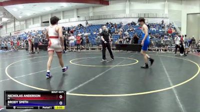 132 lbs Cons. Round 2 - Nicholas Anderson, IN vs Brody Smith, IL