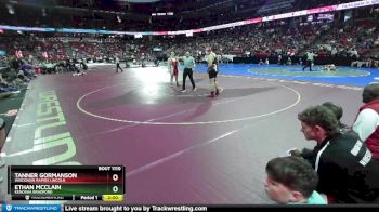 D1-285 lbs Champ. Round 1 - Tanner Gormanson, Wisconsin Rapids Lincoln vs Ethan McClain, Kenosha Bradford