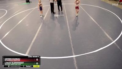 71 lbs Cons. Round 5 - Logan Kleinknight, Waconia Wrestling Club vs Jayden Kuhnau, No Nonsense Wrestling