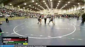 190 lbs Champ. Round 1 - Manaia Brown, Herriman vs Luke Evans, Pleasant Grove