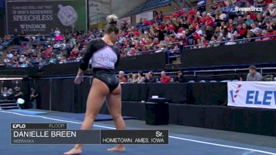 Danielle Breen - Floor, Nebraska - 2018 Elevate the Stage - Augusta (NCAA)
